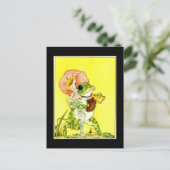 愛らしいカエル ポストカード (スタンド正面)