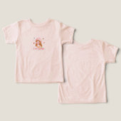 愛らしいカスタマイズベビーTシャツデザインアットライガー (デザイン正面&裏面)
