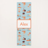 愛らしいカスタムの子どもたちがヨガマットをやる ヨガマット (裏面)