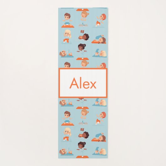 愛らしいカスタムの子どもたちがヨガマットをやる ヨガマット (裏面)