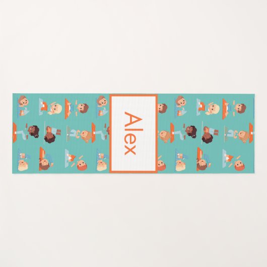 愛らしいカスタムの子どもたちがヨガマットをやる ヨガマット (正面(横))