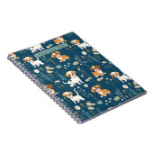 愛らしいカスタム子犬 ノートブック (右側)