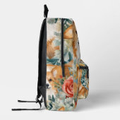 愛らしいカスタム子犬 プリントバックパック (左)