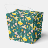 愛らしいカタツムリ蝶かわいい赤ちゃんシャワー フェイバーボックス (裏面サイド)