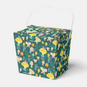 愛らしいカタツムリ蝶かわいい赤ちゃんシャワー フェイバーボックス (正面サイド)