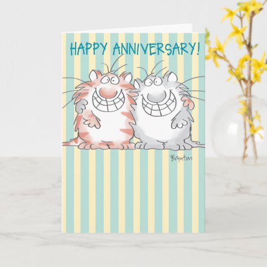 愛らしいカップル カード (黄色い花)