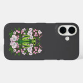 愛らしいカマキリとヤマボウシ Case-Mate iPhoneケース (裏面 (横))