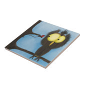 愛らしいカラフルフクロウ・オリバー タイル (側面)