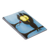 愛らしいカラフルフクロウ・オリバー ノートブック (右側)