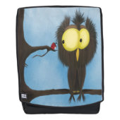 愛らしいカラフルフクロウ・オリバー バックパック (正面)