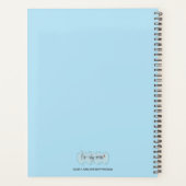 愛らしいカラフルフクロウ・オリバー プランナー手帳 (裏面)