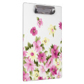 愛らしいカラフル咲ガーリーく花 クリップボード (右)