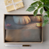 愛らしいカラフル子犬 薄葉紙 (ギフト)