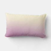 愛らしいカラフル水彩花 ランバークッション (裏面)