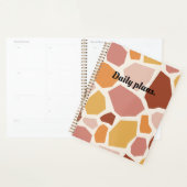 愛らしいカラフル石 プランナー手帳 (ディスプレー)