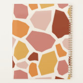 愛らしいカラフル石 プランナー手帳 (裏面)