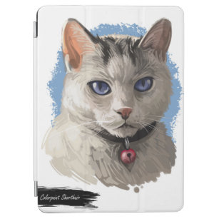 愛らしいカラーポイントショートヘアの猫iPadカバー iPad Air カバー