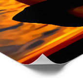 愛らしいカリブの女海賊 | AI Art ポスター (角)