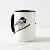 愛らしいカロライナ《鳥》アメリカゴガラ漫画 マグカップ (正面左)