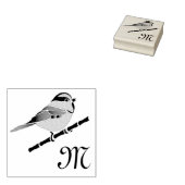 愛らしいカロライナ《鳥》アメリカゴガラ漫画 ラバースタンプ (押印)