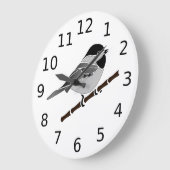 愛らしいカロライナ《鳥》アメリカゴガラ漫画 ラージ壁時計 (傾斜)
