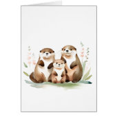 愛らしいカワウソ科(花すべての行事) (正面)