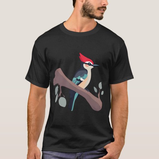 愛らしいカワセミ Tシャツ (正面)