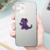愛らしいカートゥーンのヤモリ デカール (スマートフォン)