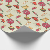 愛らしいキッズパターンラッピング紙 ラッピングペーパー (角)