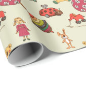 愛らしいキッズパターンラッピング紙 ラッピングペーパー (ロールコーナー)