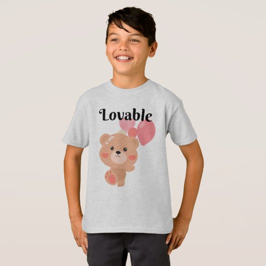 愛らしいキッズベーシックTシャツ Tシャツ (正面フル)
