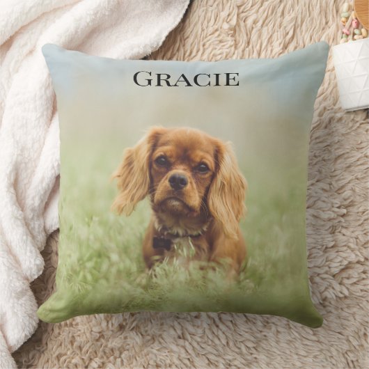 愛らしいキャリバリーキングチャールズ人形装飾用クッション クッション (ブランケット)