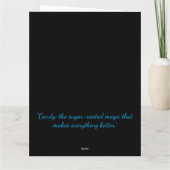 愛らしいキャンディモンスター カード (裏面)