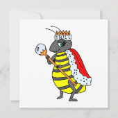 愛らしいクイーンビー漫画 招待状 (正面)