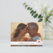 愛らしいクマにコーヒー色を縁ど付ける シーズンポストカード (スタンド正面)