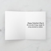 愛らしいクマのバレンタインカード - 心に残る瞬間 シーズンカード (内部)