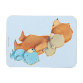 愛らしいクマの友達3人 マグネット (横)