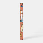 愛らしいクマ柄の電話ケースデザイン iPhone 16ケース (左側面)