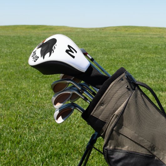 愛らしいクリステッドパフィンの漫画の水泳 ゴルフヘッドカバー (インサイチュ)