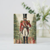 愛らしいクリスマスの兵士 ポストカード (スタンド正面)