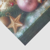 愛らしいクリスマスの子犬のクラフトデコップページ 薄葉紙 (詳細)