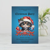 愛らしいクリスマスの子猫。 招待状 (スタンド正面)