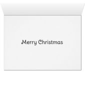 愛らしいクリスマスの赤い狐 (内部横(下))