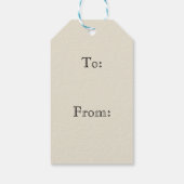 愛らしいクリスマスエンジェル ギフトタグ (裏面)