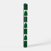 愛らしいクリスマスセーターペンギンの冬 iPhone 15ケース (右側面)