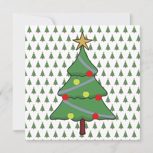 愛らしいクリスマスツリー (正面)