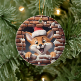 愛らしいクリスマスデコール – 3D セラミックオーナメント