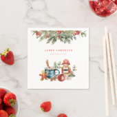 愛らしいクリスマスパーティー スタンダードカクテルナプキン (インサイチュ)