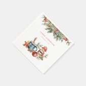 愛らしいクリスマスパーティー スタンダードカクテルナプキン (角)