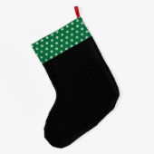 愛らしいクリスマスフクロウ ラージクリスマスストッキング (裏面 (吊り時))